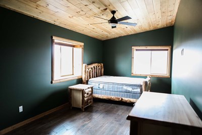 Exterior of 4-H community building.