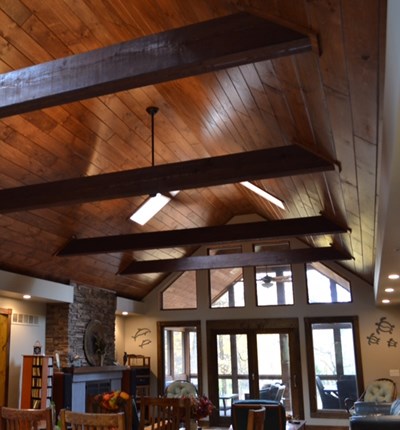 Exterior of 4-H community building.