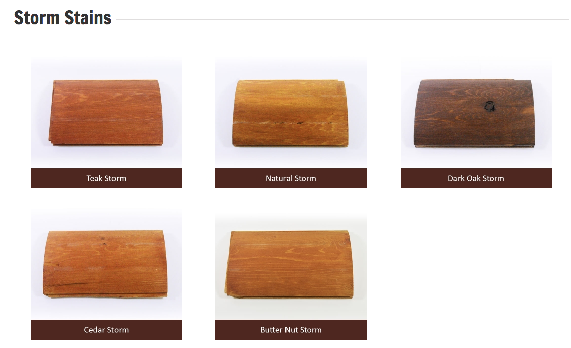 Storm Stain Options