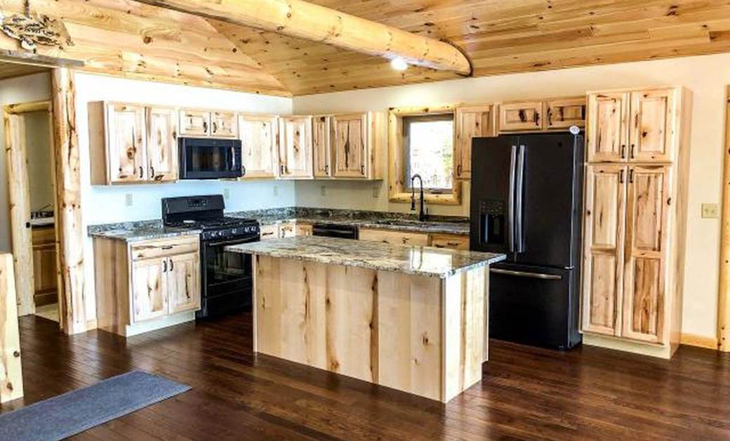 Pine paneling
