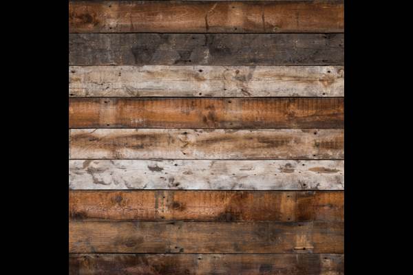 weathered wood look