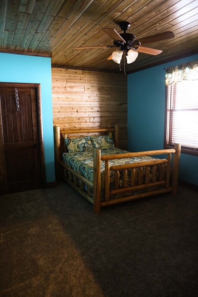 Exterior of 4-H community building.