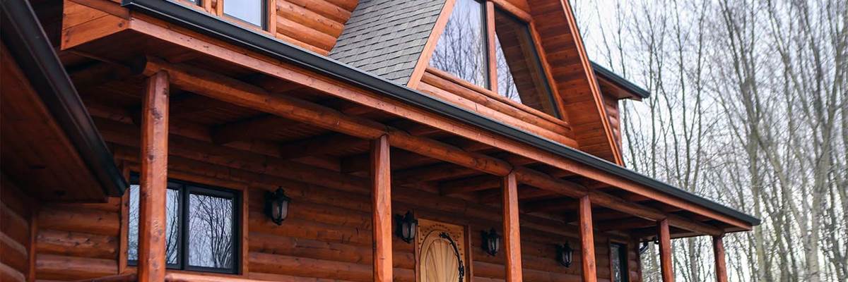 3X10 Cedar Hand Hewn Log Siding