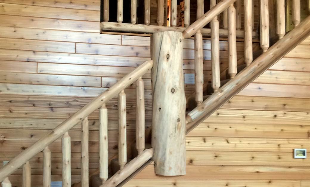 Classic Log Railing