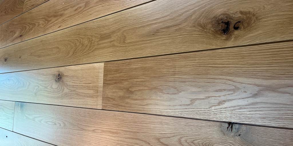 white oak wall paneling
