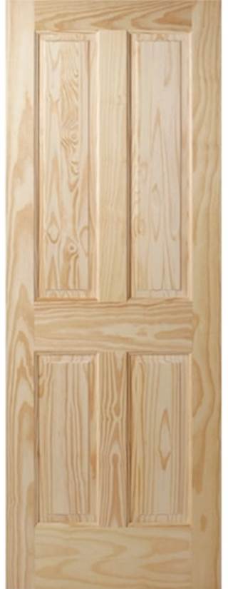 4 Panel Clear Door