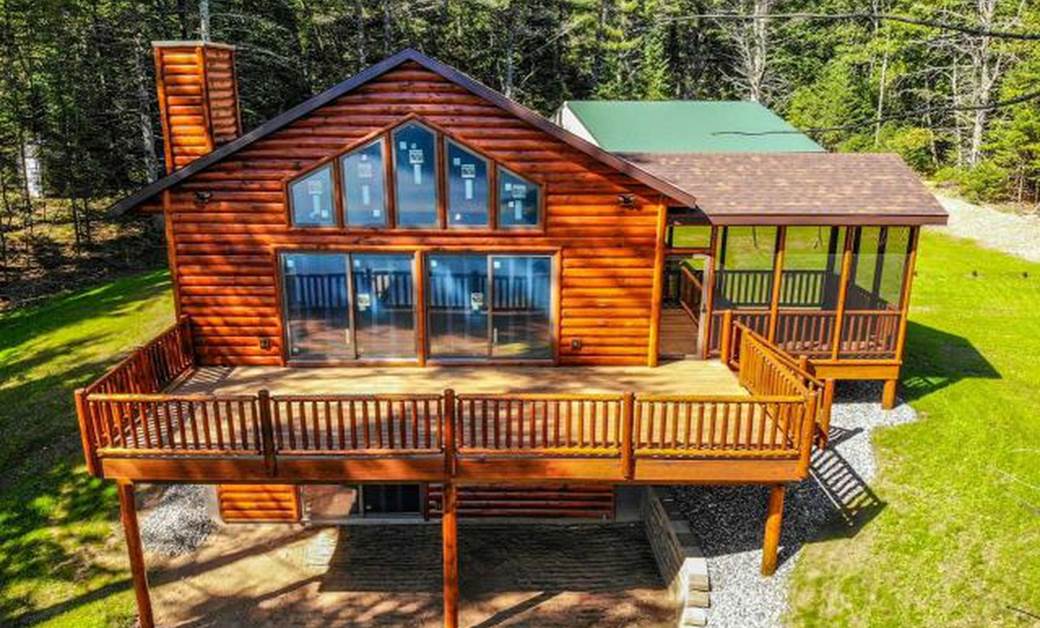 Cedar handrails